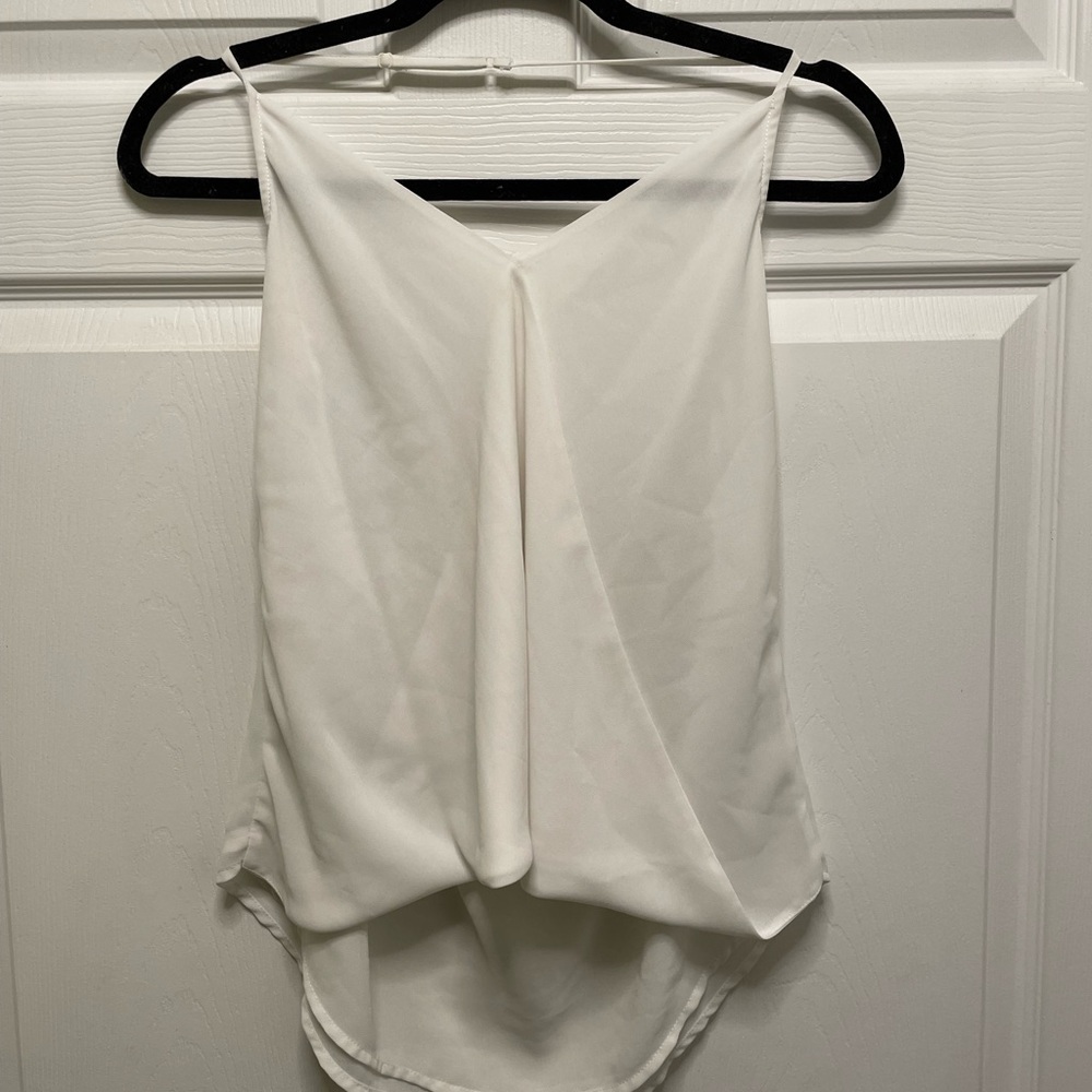 White halter top